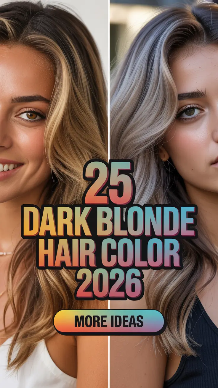 Dark Blonde Hair Color 2026 – Cool, Natural, and Golden Ideas to Inspire Your Next Look