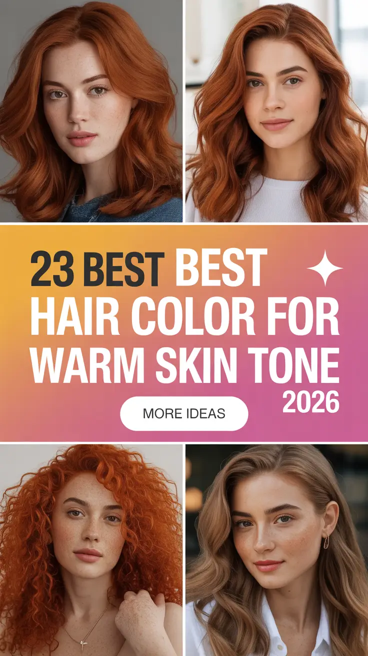 Best Hair Color for Warm Skin Tone 2026: Stunning Ideas for Every Season