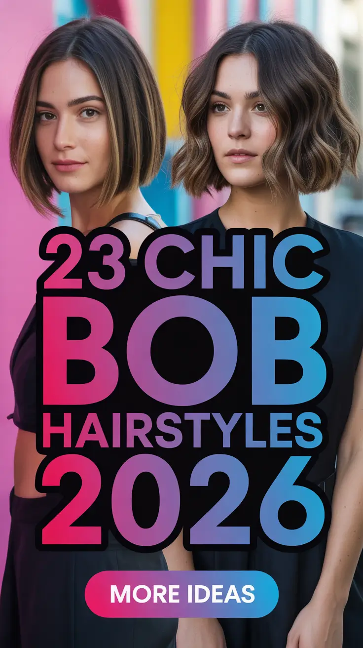 Chic Bob Hairstyles 2026 That Redefine Short Hair Elegance