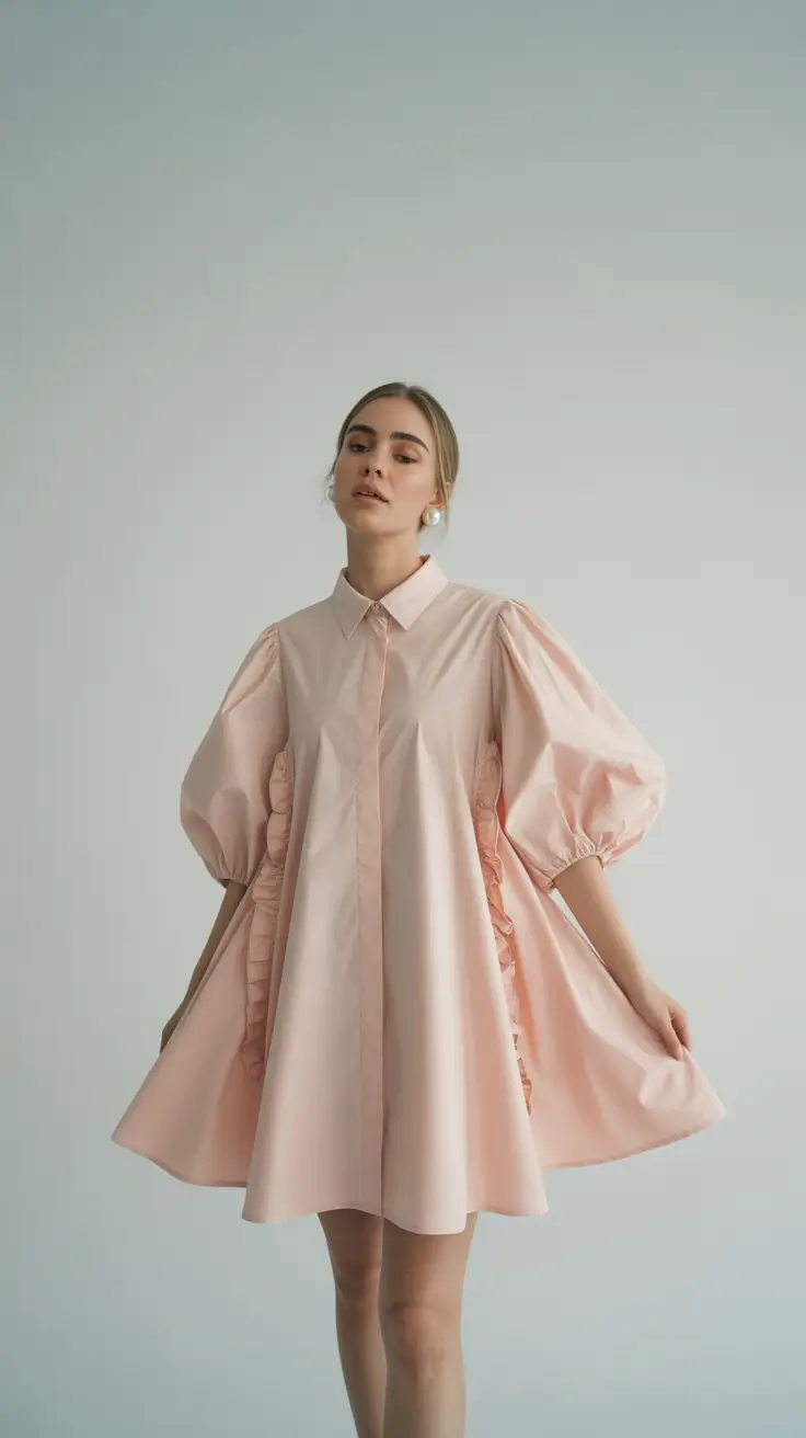 vacation outfits 2026 Pink Puff Perfection for Sunny Days