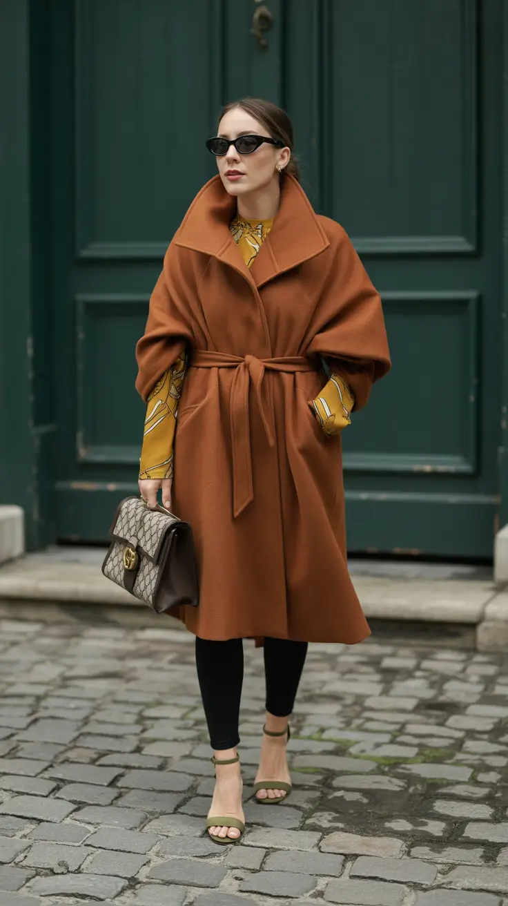 brunch outfits 2026 Warm Caramel Elegance