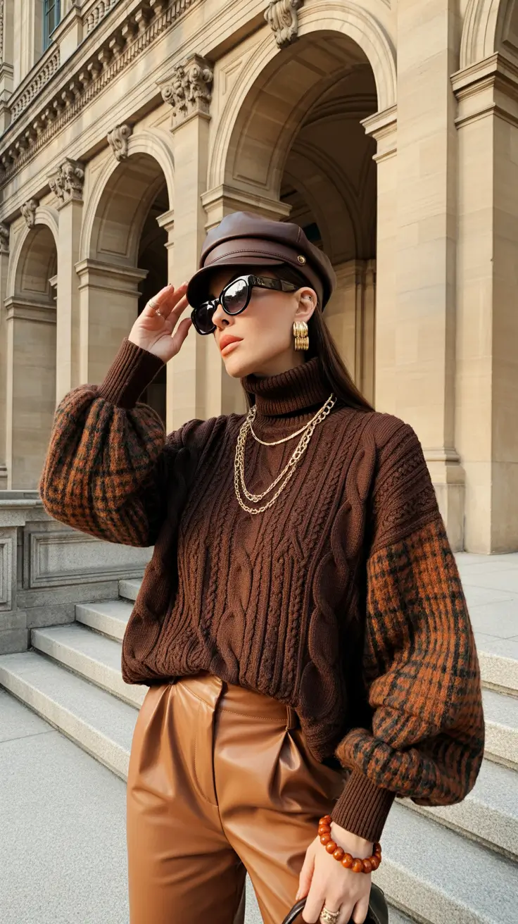 cold weather outfits 2026 Bold Heritage Layers