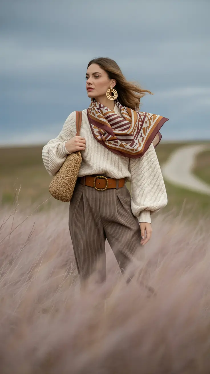 cold weather outfits 2026 Windy Path Wanderer