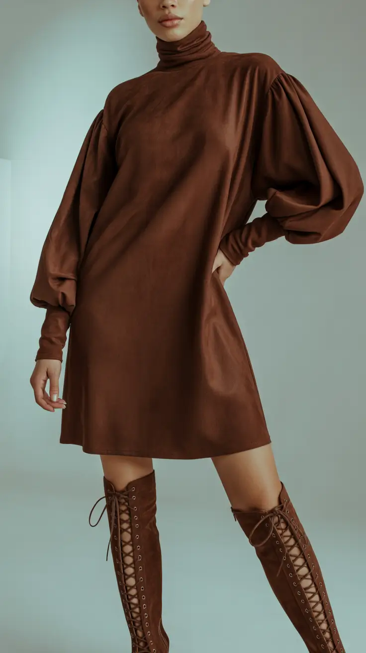 cold weather outfits 2026 Monochrome Drama