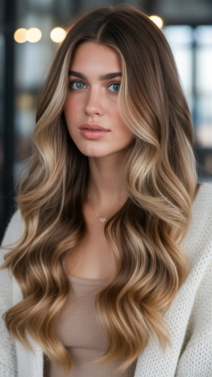 hair color for tan skin 2026 Honeyed Beige Radiance