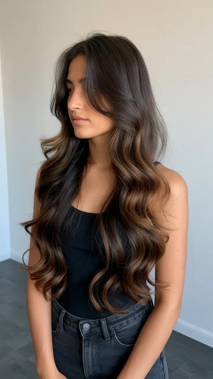 hair color for tan skin 2026 Espresso Mocha Glow