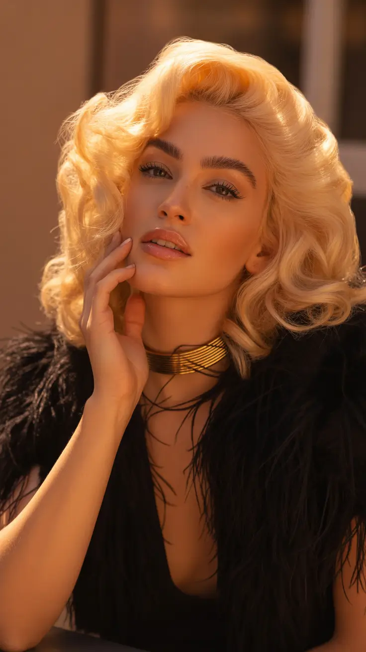 blonde hair color 2026 Golden Hollywood Revival