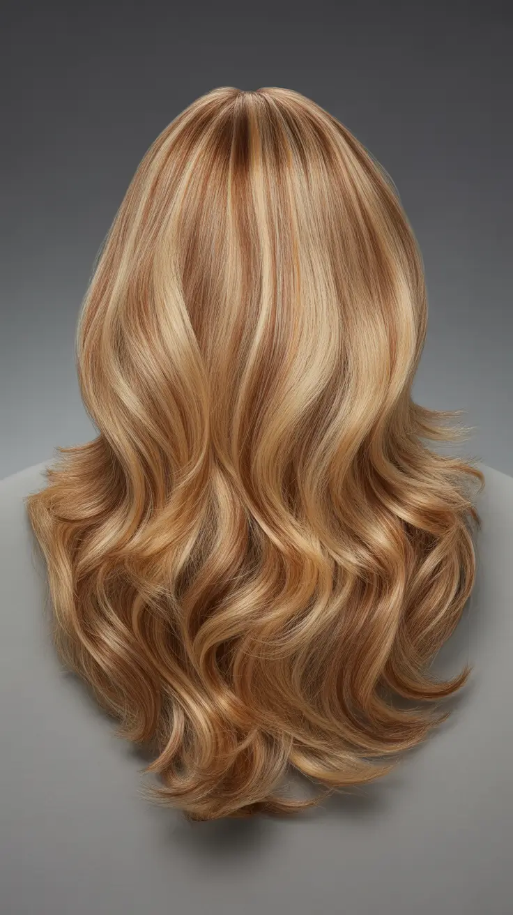 blonde hair color 2026 Caramel Gold Dimension