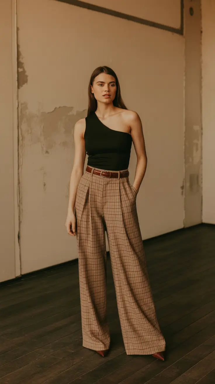 business casual outfits 2026 Checks and Charm: Power in Subtlety