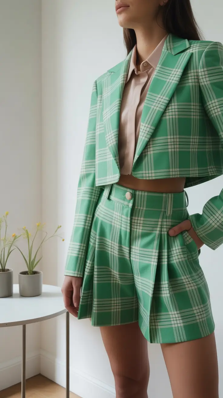 Capsule Wardrobe Outfits 2026 - Preppy with a Pop of Fresh Color