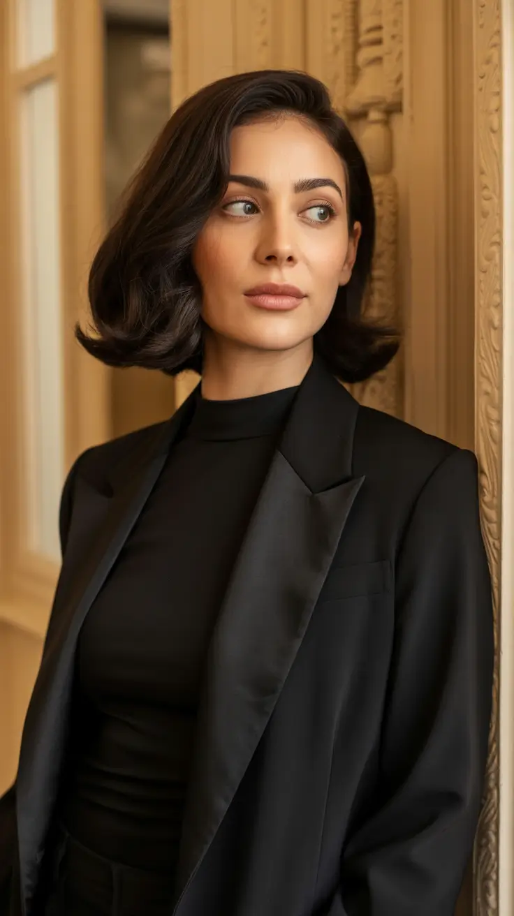 bob haircut 2026 Old-Hollywood Structured Bob