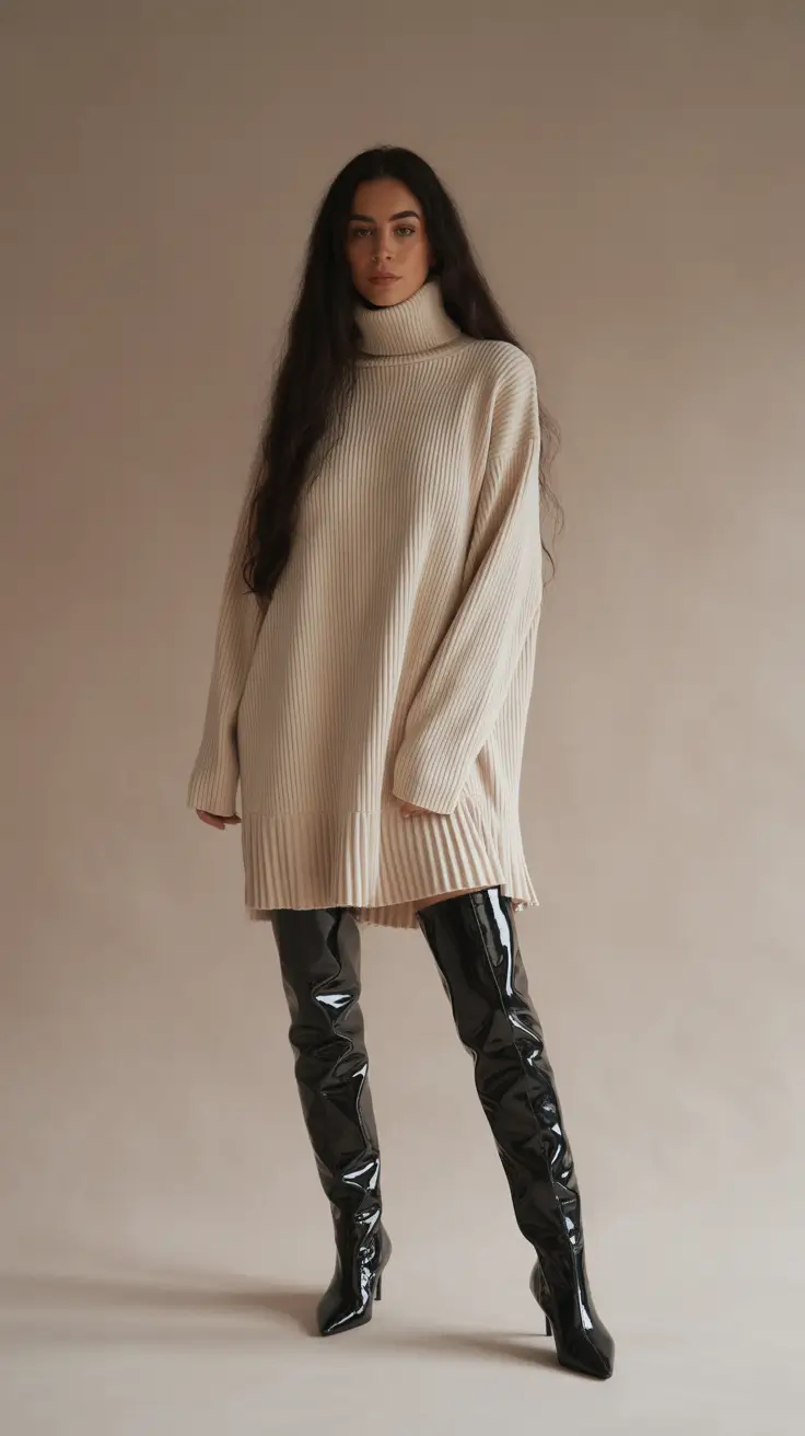 office-outfits-2026-The-Return-of-the-Sweater-Dress