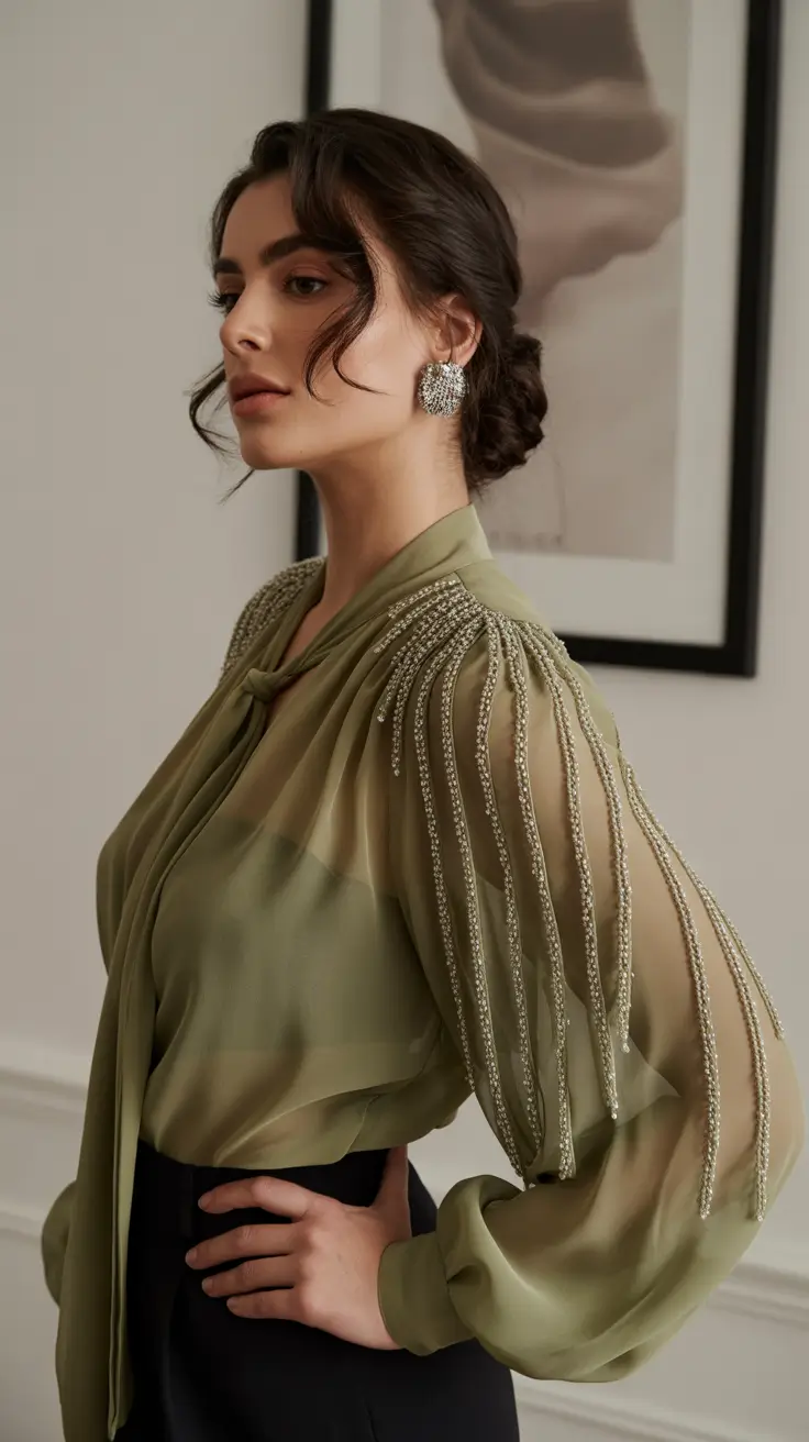 christmas party outfits 2025 Olive Opulence