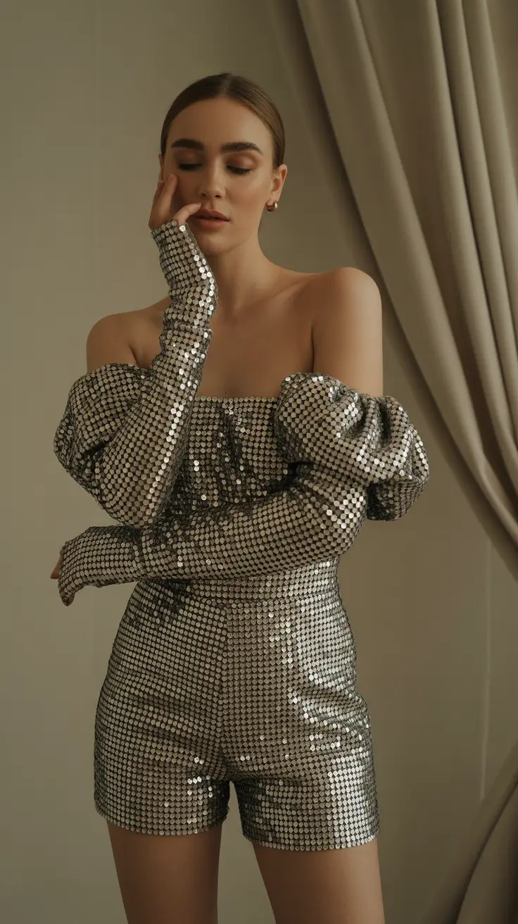 christmas party outfits 2025 Silver Firefly