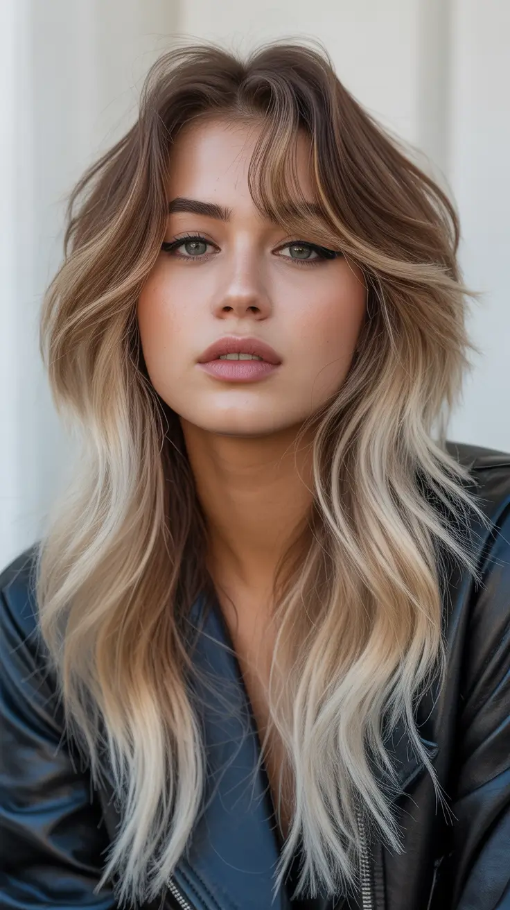 haircuts for thin fine hair 2026 Dimensional Blonde Layers with Curtain Bangs