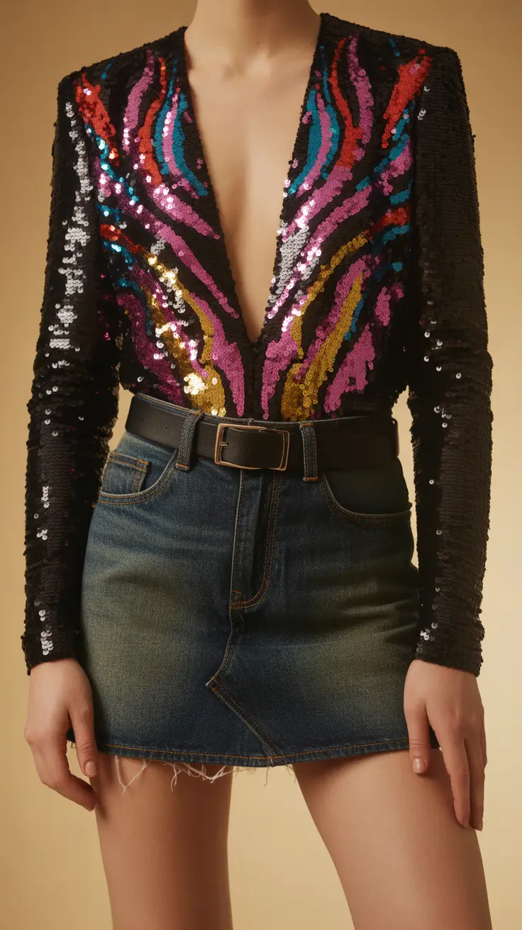 cute outfits 2026 Retro Sparkle Revival