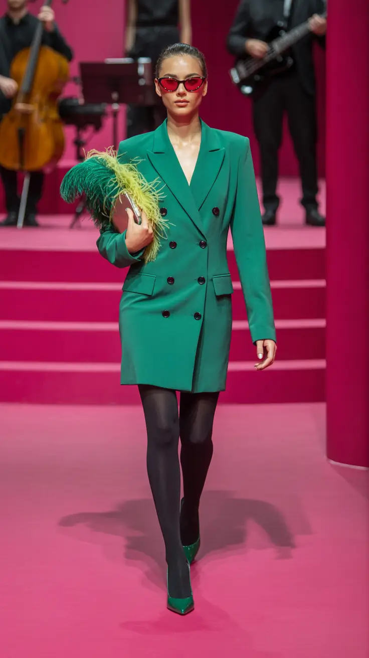 trendy outfits 2026 Emerald Stage Chic