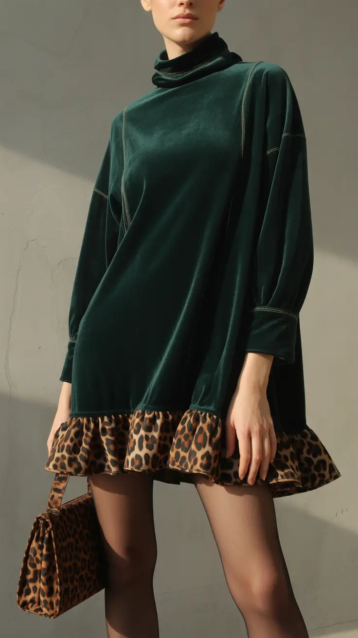 trendy outfits 2026 Velvet and Wild Prints Fusion