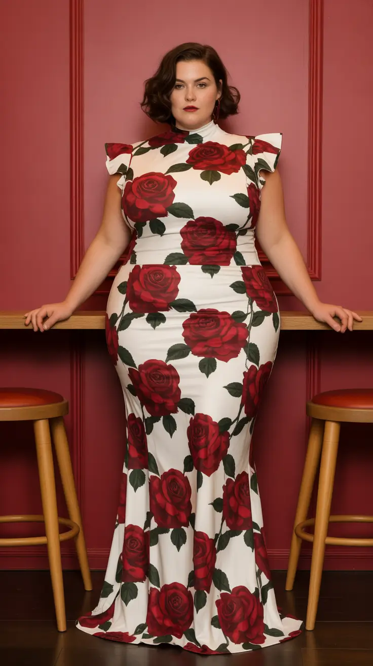 plus size outfits 2026 Rose Statement Glamour