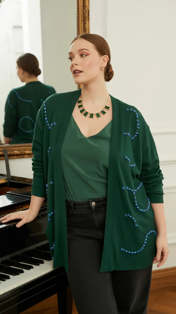 plus size outfits 2026 Emerald Poise
