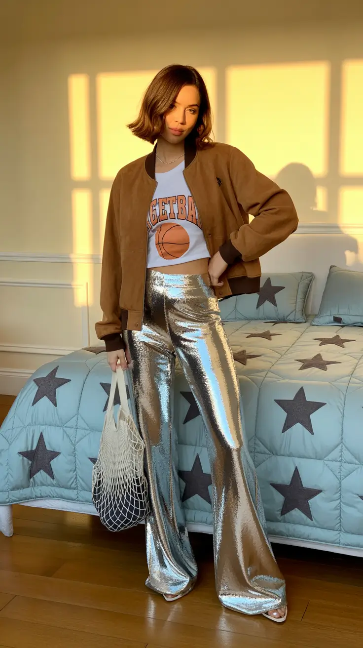 every day outfits 2026 Metallic Momentum