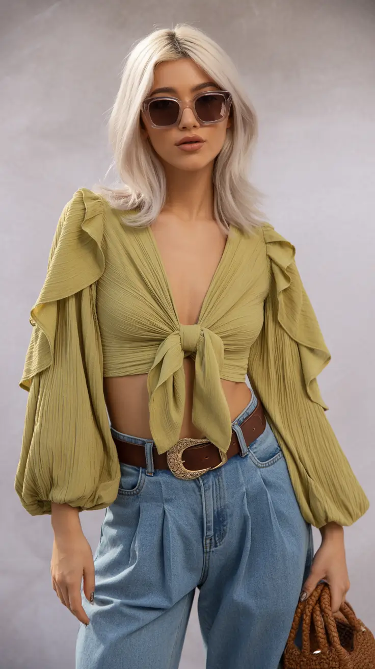 every day outfits 2026 Soft Sage & Denim Ease
