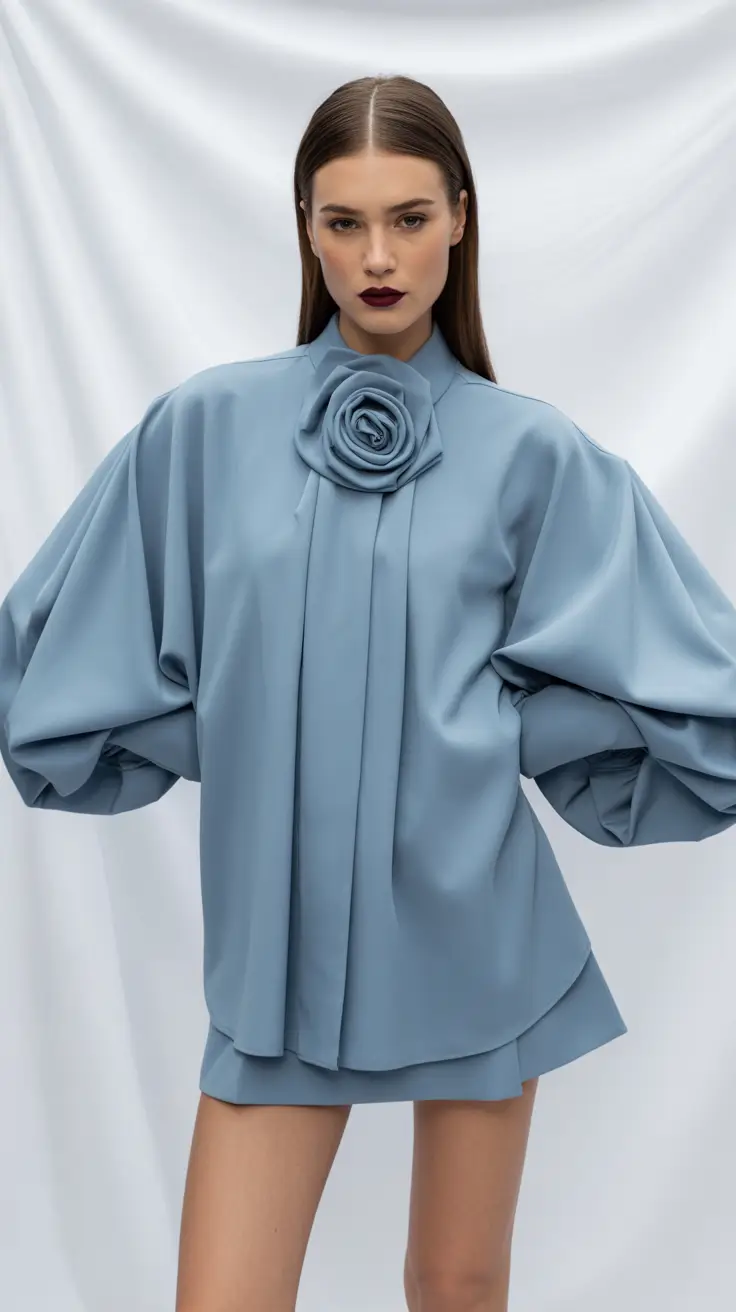 fashion outfits 2026 Powder Blue Statement