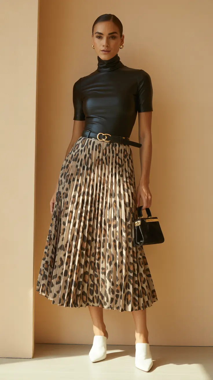 going out outfits 2026 Modern Leopard Sophistication