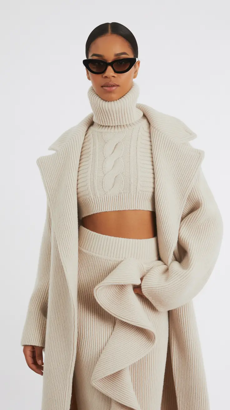 going out outfits 2026 Winter Cream Elegance