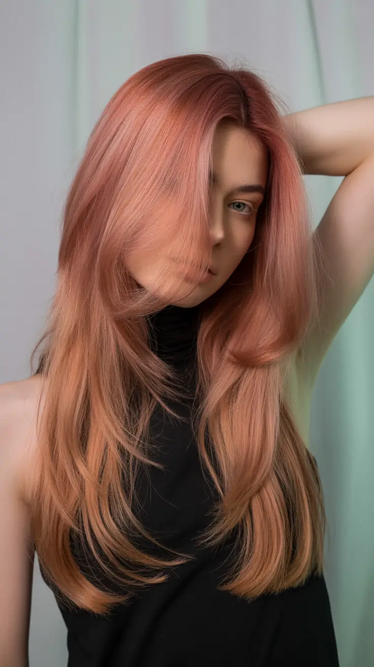 hair color ideas 2026 Rosewood Luxe Layers