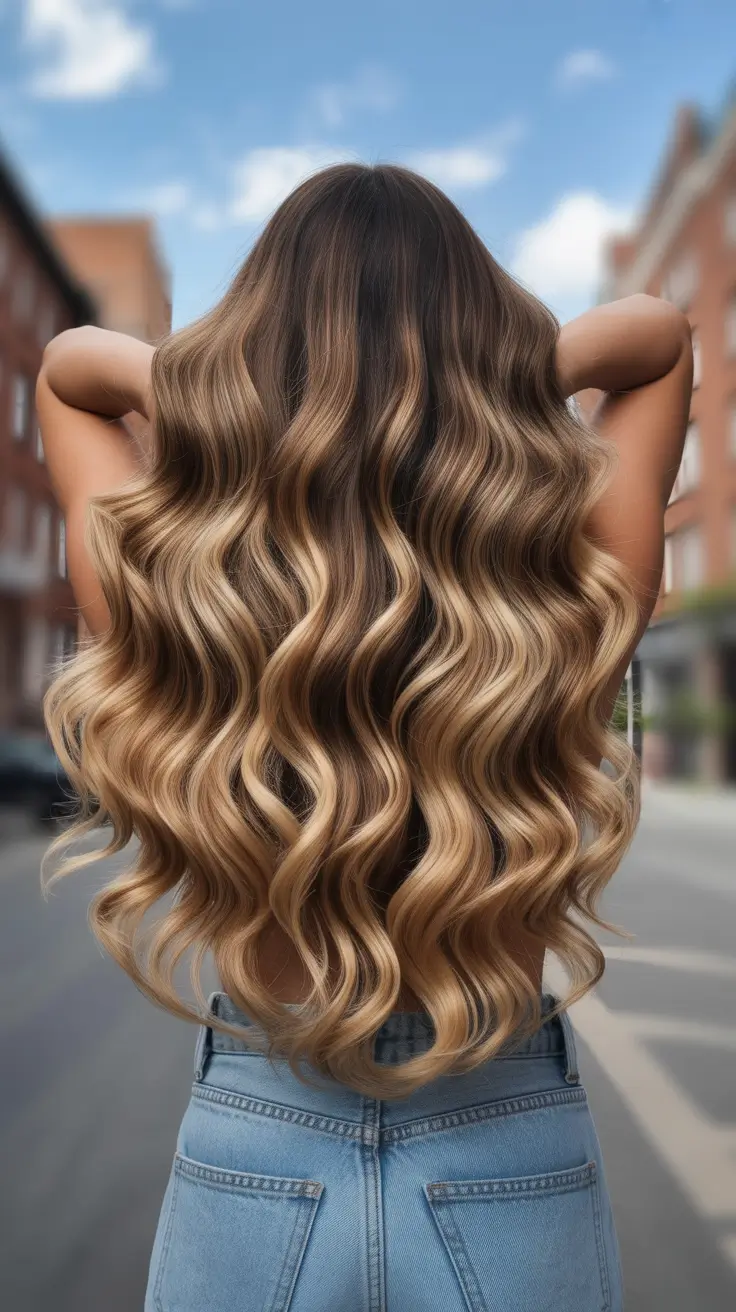 Hair Color Ideas to Look Younger 2026 Honey Brunette Waves