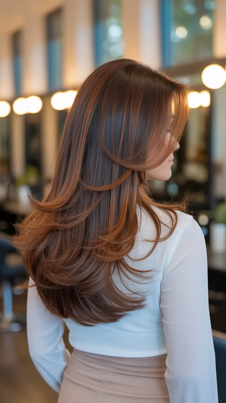 Hair Color Ideas to Look Younger 2026 Golden Brown Sophistication