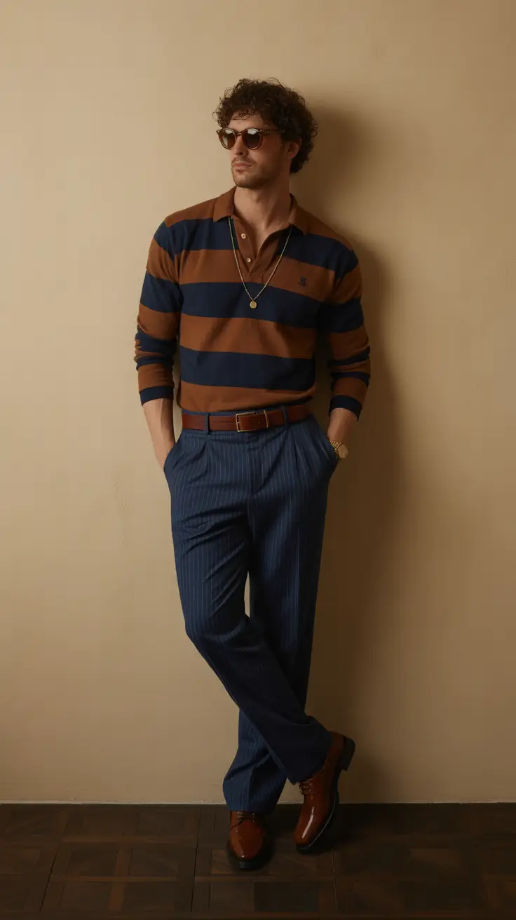 Outfits for Men 2026 Timeless Stripes and Texture