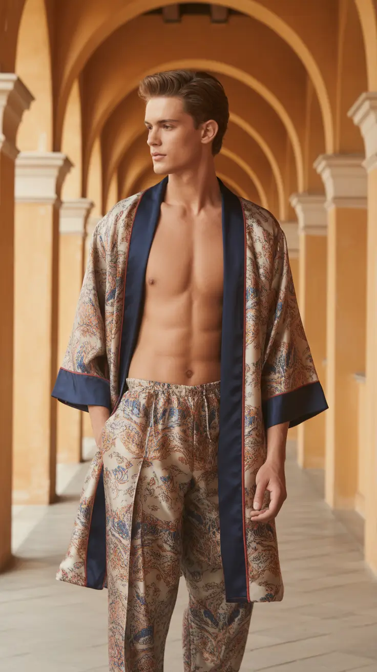 Outfits for Men 2026 Silken Heritage Charm