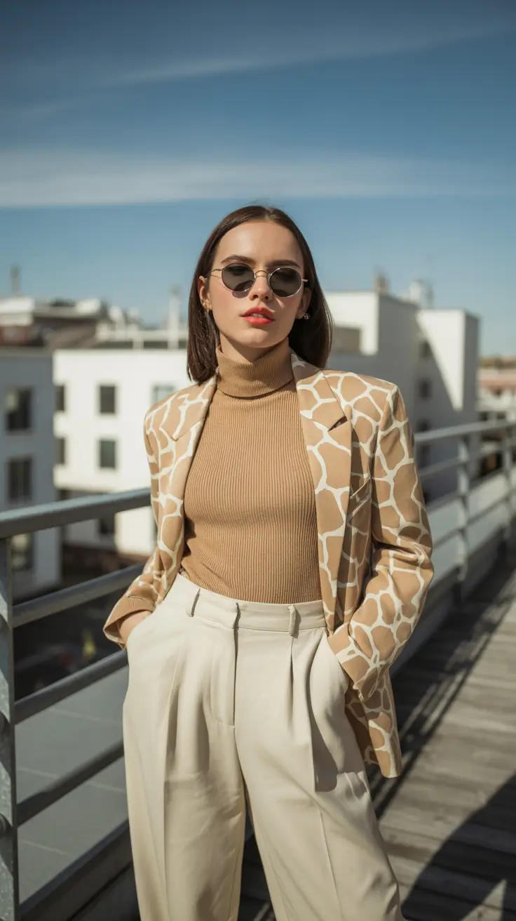 casual outfits 2026 Tailored Serenity The Urban Safari Look