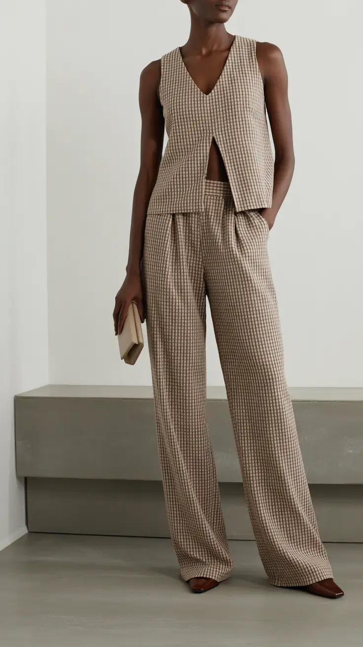 casual outfits 2026 Soft Geometry in Neutral Tones