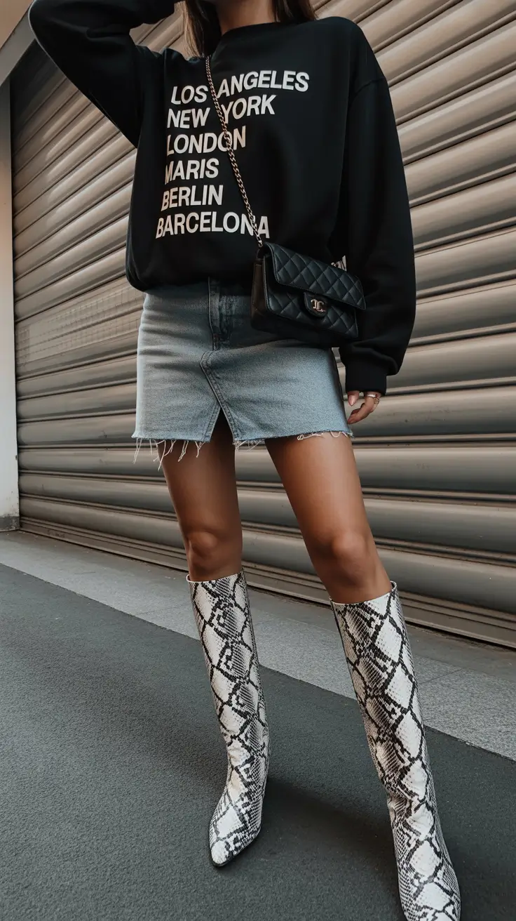 new york outfits 2026 Urban Cool with a Wild Twist