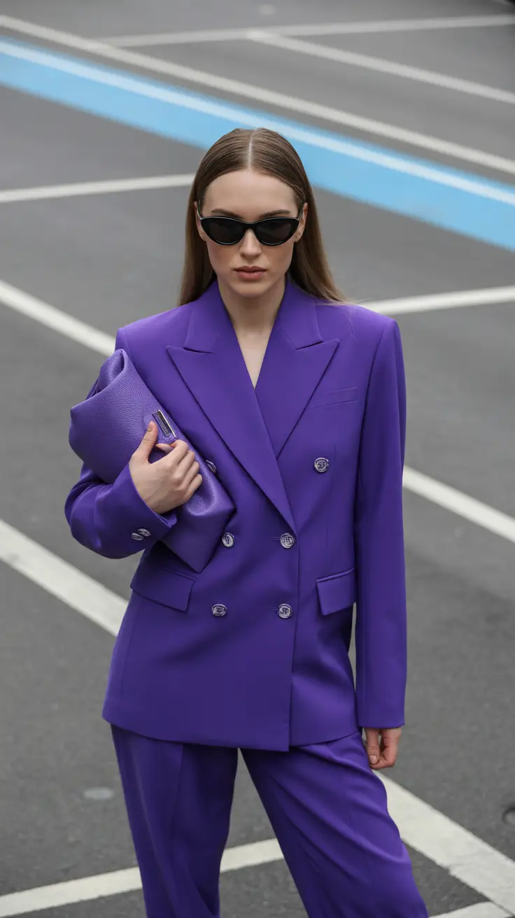 new york outfits 2026 Violet Confidence
