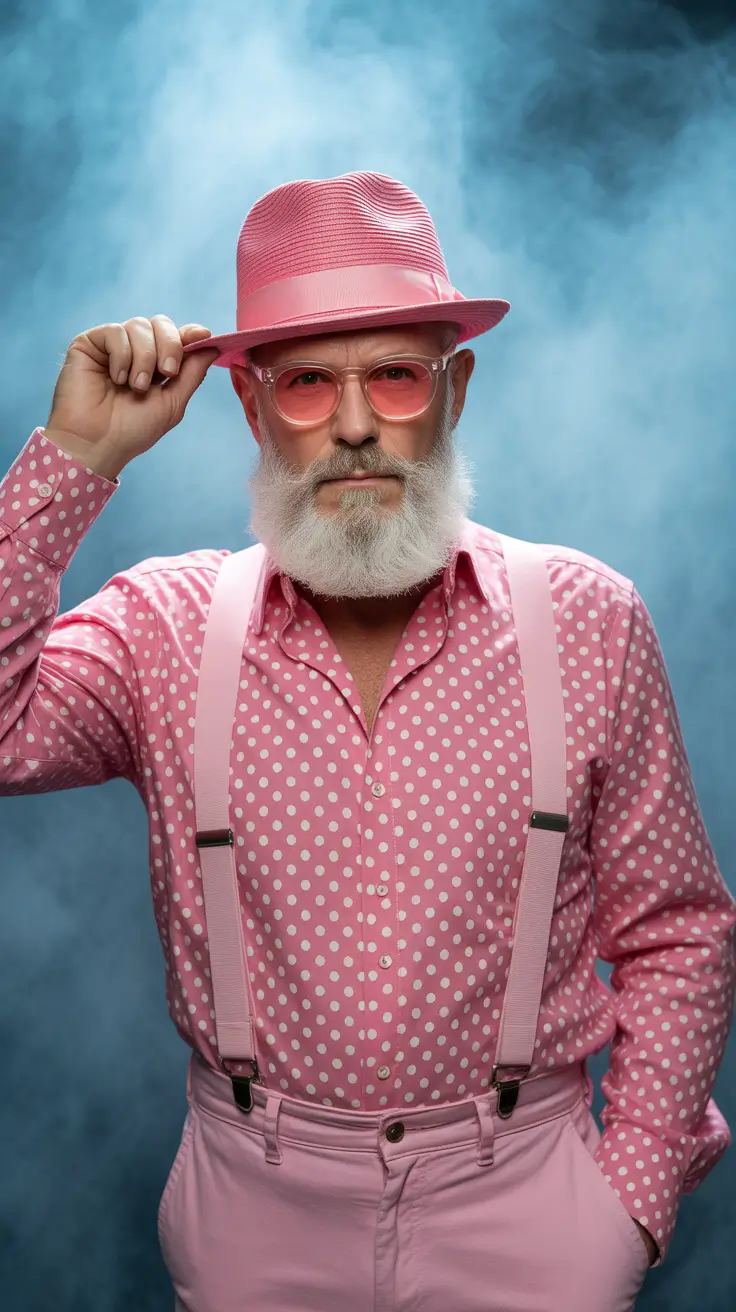Outfits for Men Over 50 2026 The Playful Polka Classic