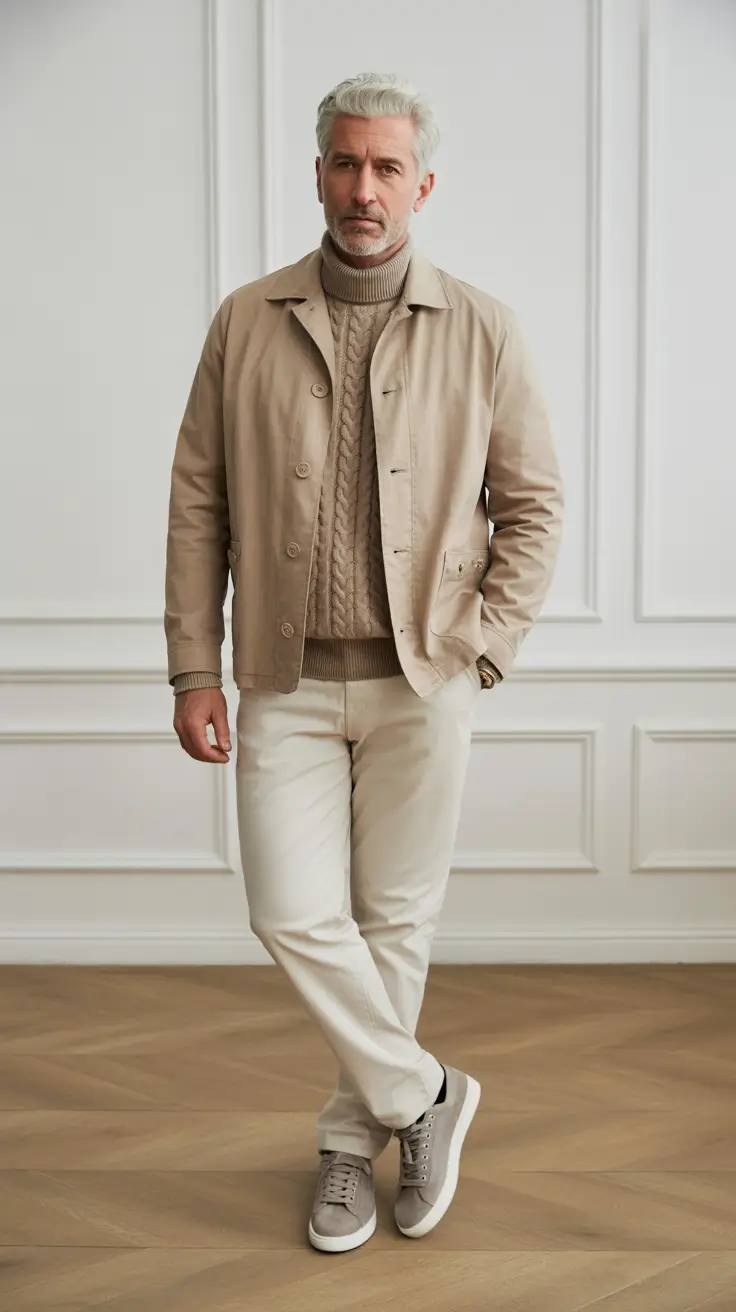Outfits for Men Over 50 2026 Neutral Comfort Mastery