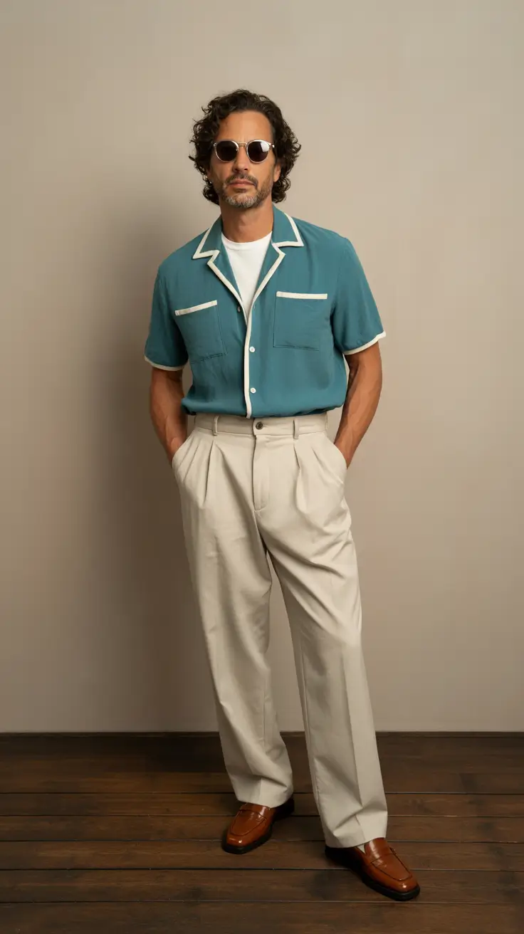 Outfits for Men Over 50 2026 Retro Charm