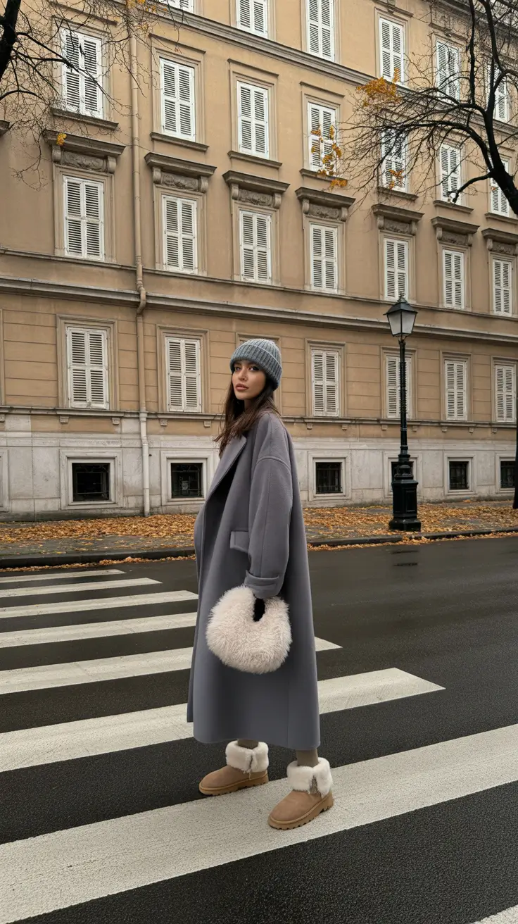 ugg outfits 2026 Muted Elegance in Grey