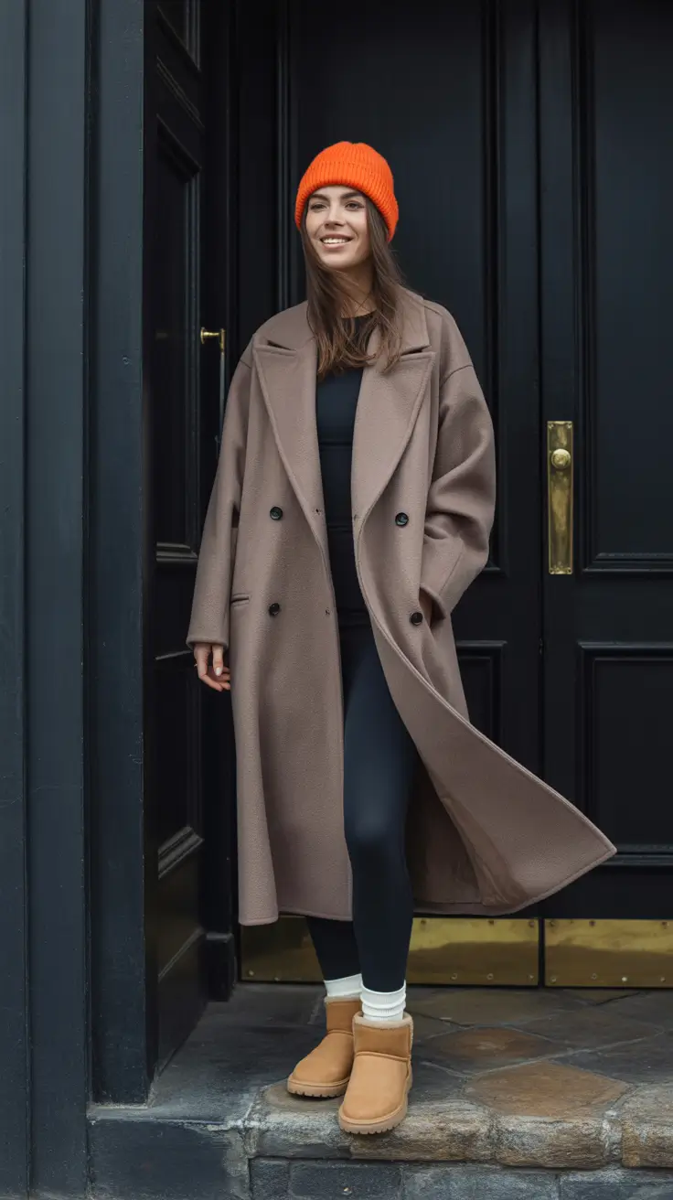 ugg outfits 2026 Minimalist Edge with a Pop