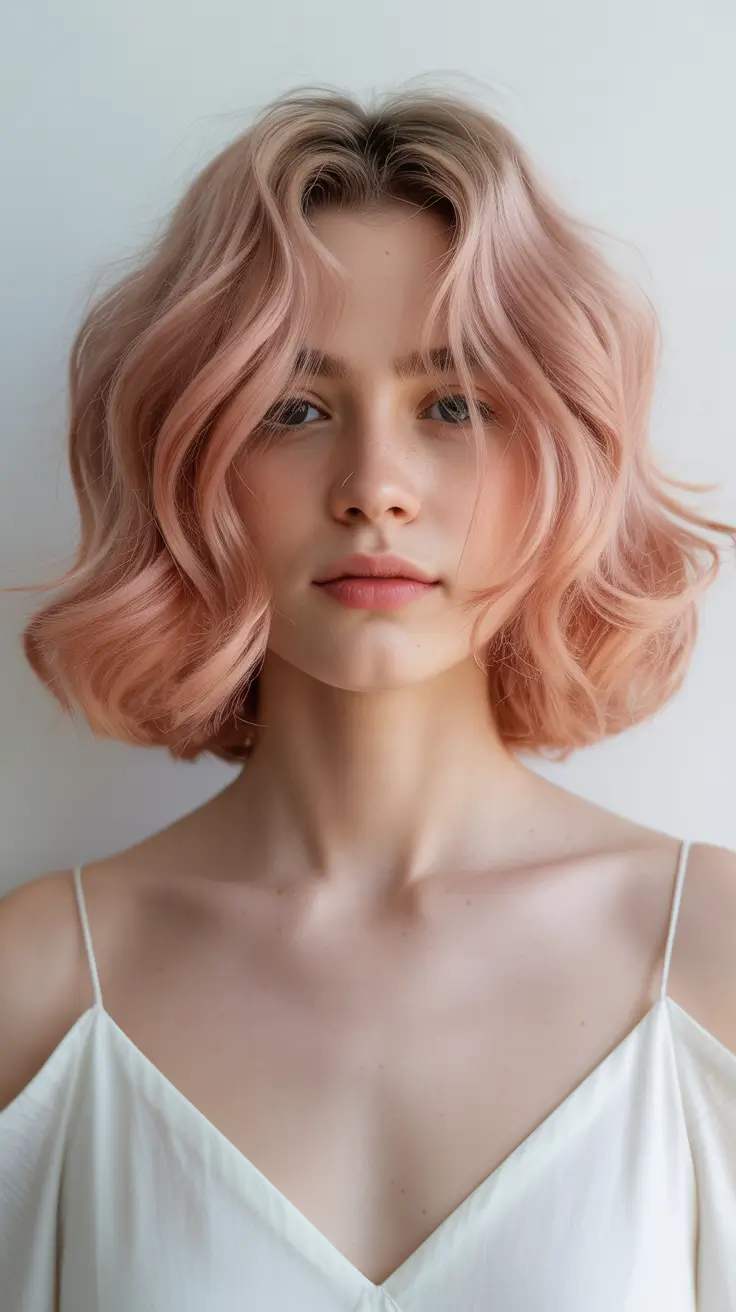 pink hair color 2026 Soft Pastel Pink Hairstyle