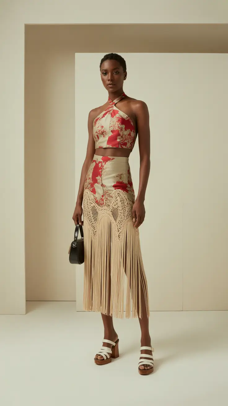 skirt outfits 2026 Luxe Craft With Modern Drama