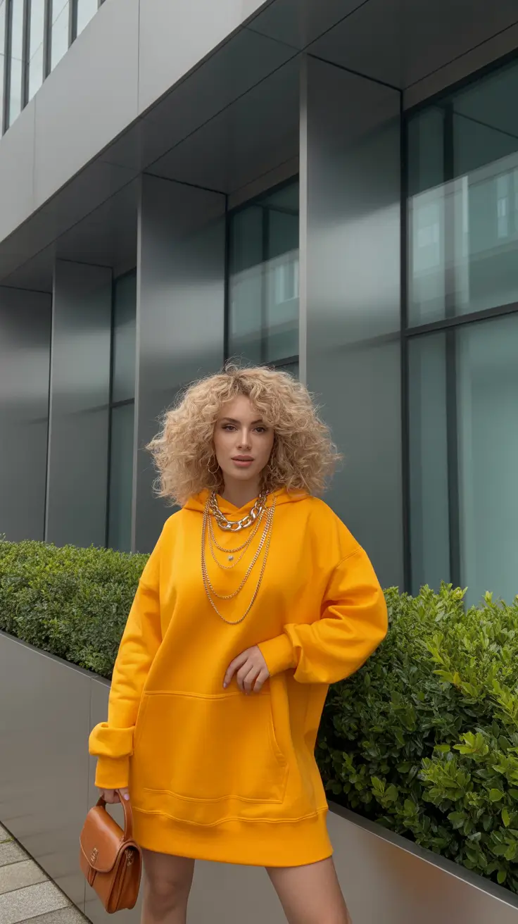 hoodie outfits 2026 Yellow Hoodie and Accessories