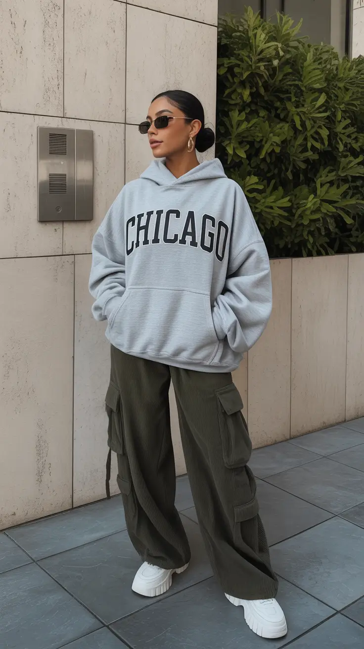 hoodie outfits 2026 Gray Hoodie