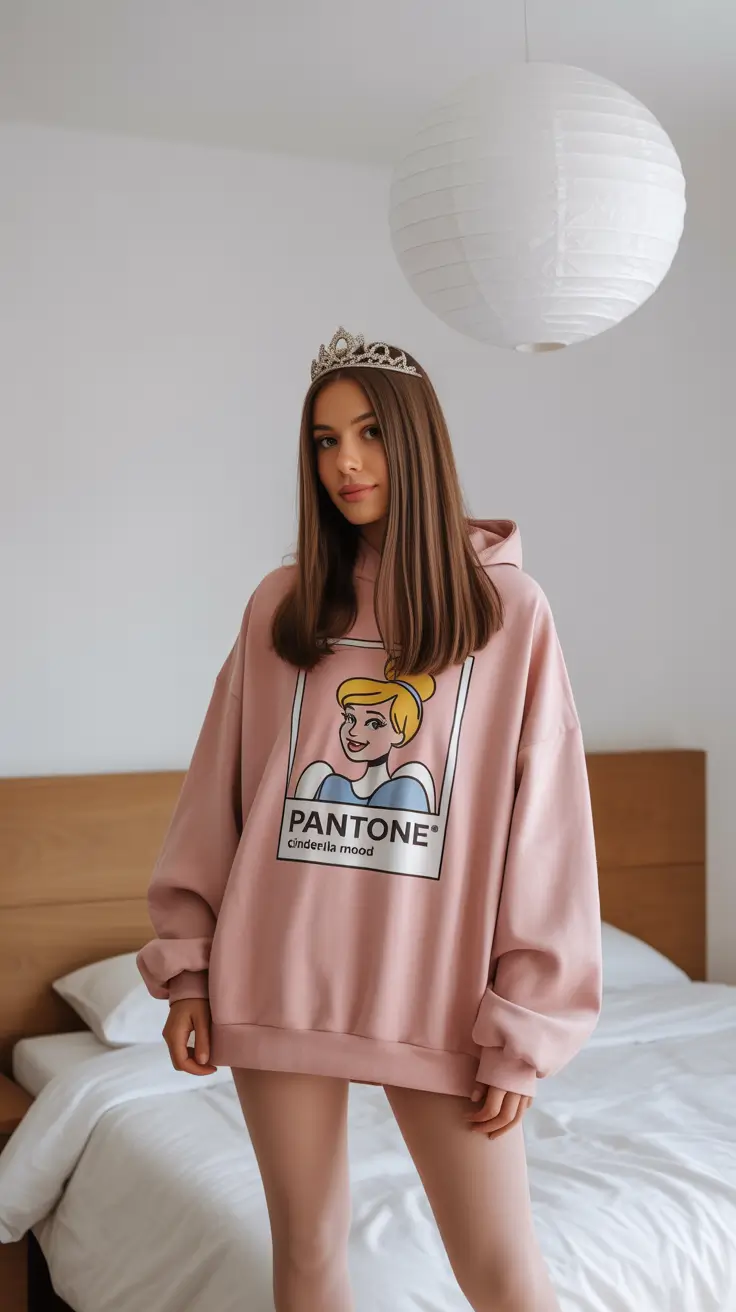 hoodie outfits 2026 Pantone Pink Hoodie