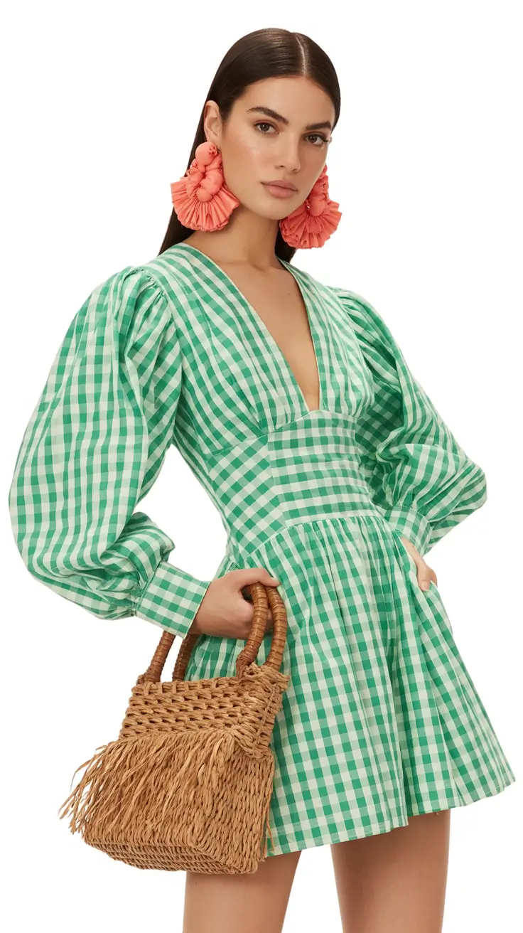 travel-outfits-2026-Green-Check-Getaway