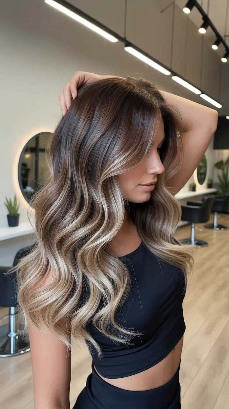 brown hair colors 2026 Soft Caramel Waves for Early Spring